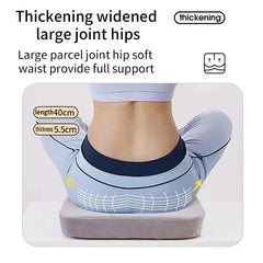 Ergonomic Memory Foam Seat Cushion – Tailbone & Pressure Relief Support
