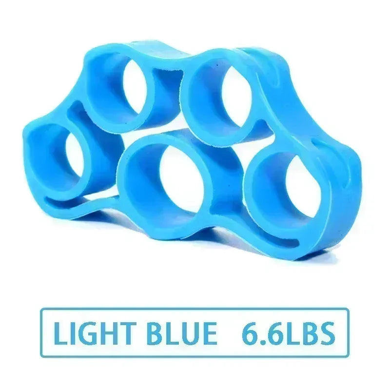 Silicone Finger Strengthener – 6-Level Gentle Hand Grip Trainer