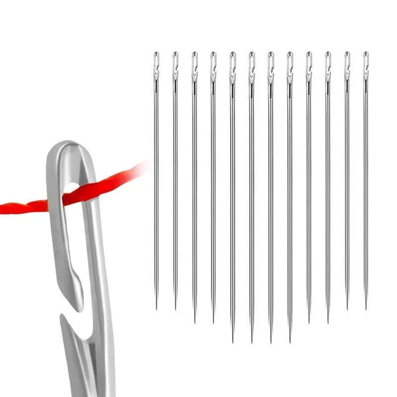 Blind Needle Set for Elderly – Easy Threading Sewing Needles (12–60pcs)