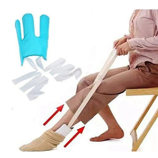 No-Bend Sock Aid Tool for Seniors & Limited Mobility – Easy Daily Use