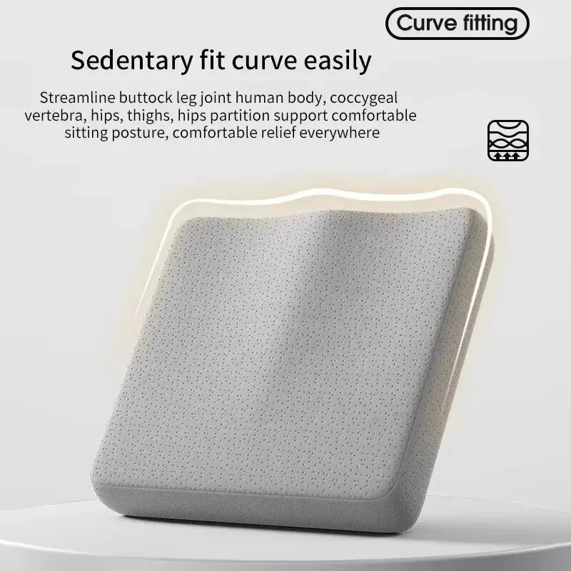 Ergonomic Memory Foam Seat Cushion – Tailbone & Pressure Relief Support