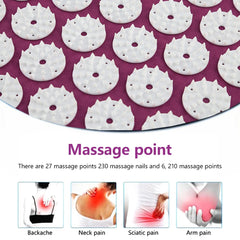 Acupressure Mat & Pillow Set – Gentle Relaxation for Body & Mind
