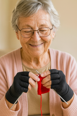 Gentle Compression Hand Support Gloves for Seniors –  Ease Joint Pain