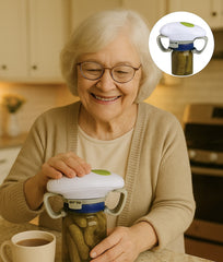 Automatic Jar Opener – Easy Lid Opener for Seniors with Weak Grip